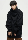 High Street Heavy Fleece-lined Thickened Hooded Sweatshirt